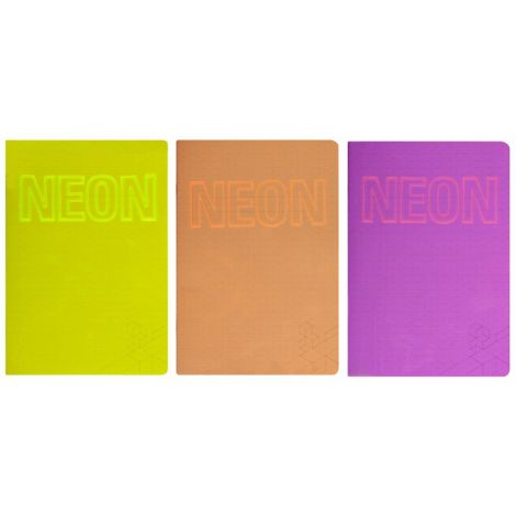 Zeszyt Koh-i-Noor Neon Mix A5/42/80g kratka - 2